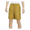 Nike Nsw Tech Pack Woven Utility Shorts 'mustard Yellow'