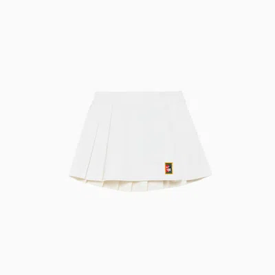 Nike Pleated High-waisted Mini Tennis Skirt In White