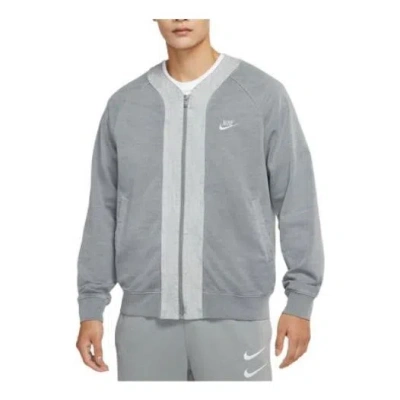 Nike Nsw Zipped Jacket 'double Grey' In Gray