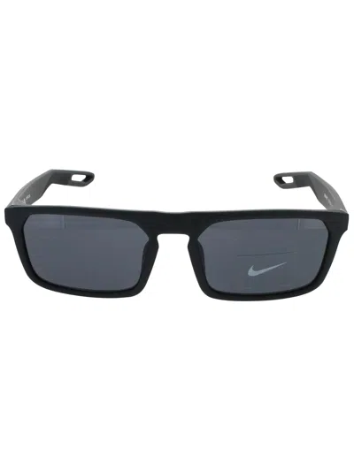Nike Nv03 Dz7374 Sunglasses In Matte Black - Dark Grey