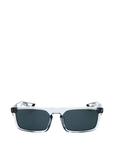 Nike Nv03 Rectangle-frame Sunglasses In Blue