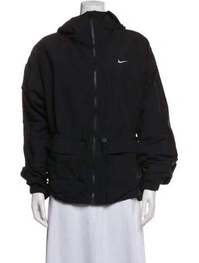 Pre-owned Nike Nylon Performance Jacket In Black