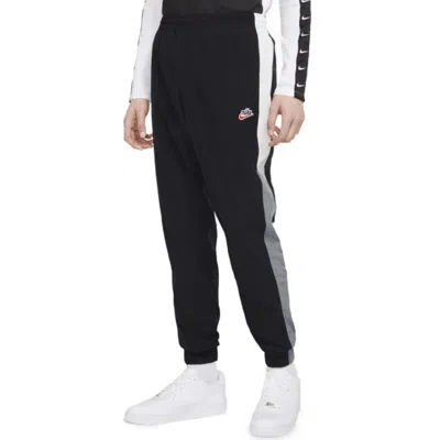 Nike Nylon Sports Joggers Black/white Cj5484-011 Men's