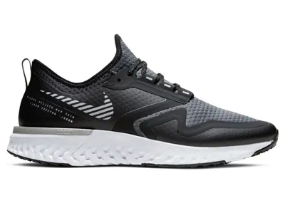 Pre-owned Nike Odyssey React 2 Shield (women's) Sneakers In Black/metallic Silver/cool Grey
