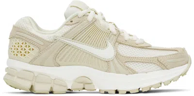 NIKE OFF-WHITE & BEIGE ZOOM VOMERO 5 SNEAKERS