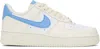 Nike Off-white & Blue Air Force 1 '07 Next Nature Sneakers