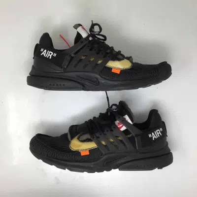 Pre-owned Nike Off-white X Air Presto Black Shoes