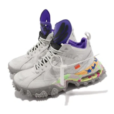 Pre-owned Nike Off-white X Air Terra Forma White Purple Men Unisex Casual Shoes Dq1615-100