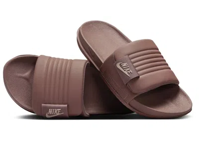 Pre-owned Nike Offcourt Adjust Slide (women's) Sneakers In Smokey Mauve/plum Eclipse/diffused Taupe