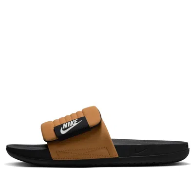 Nike Offcourt Adjust Slides 'flax Black'