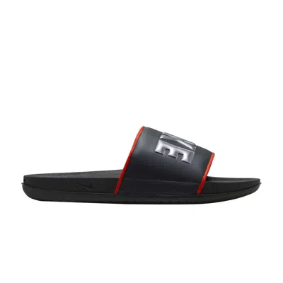 Pre-owned Nike Offcourt Slide 'dark Smoke Grey Picante Red' | Black | Men's Size 11