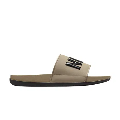 Pre-owned Nike Offcourt Slide 'khaki Black' | Tan | Men's Size 9 In Brown