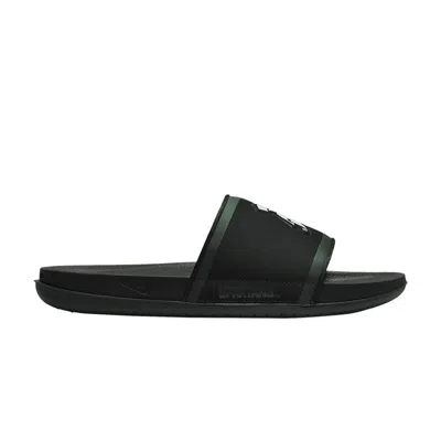 Pre-owned Nike Offcourt Slide 'michigan State' In Black