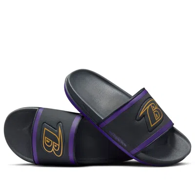 Nike Offcourt Slide 'nfl Baltimore Ravens' In Black