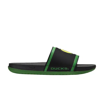 Pre-owned Nike Offcourt Slide 'oregon' In Black