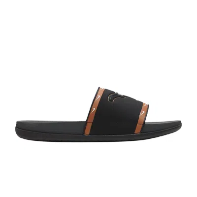 Pre-owned Nike Offcourt Slide 'texas' In Black