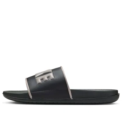 Nike Offcourt Slides 'dark Smoke Grey College Grey' In Gray