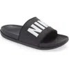 Nike Offcourt Slide Sandals In Black/white