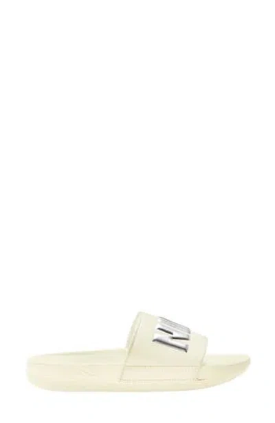 Nike Offcourt Sport Slide In Sail/ Metallic Silver