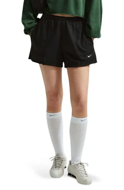 Nike Offline Chill Cotton Blend French Terry Shorts In Black