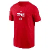 Nike Ohio State 2-hit Stacked  Men's College T-shirt In Red