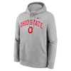 Nike Ohio State Arch  Men's College Pullover Hoodie In Gray
