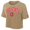 Nike Ohio State Athletic Prep Arch  Women's Dri-fit College Cropped T-shirt