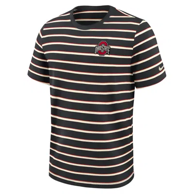 Nike Ohio State Athletic Prep Legacy Summit Stripe  Men's College T-shirt In Animal Print