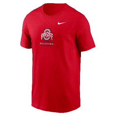 Nike Ohio State Buckeyes  Men's College T-shirt In Scarlet