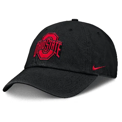 Nike Ohio State Buckeyes Primetime Club  Men's College Adjustable Hat In Black