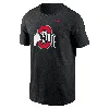 Nike Ohio State Buckeyes Primetime Logo  Men's College T-shirt In Black