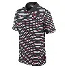 Nike Ohio State Buckeyes Primetime Victory Striped  Men's Dri-fit College Polo In Black