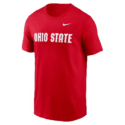 NIKE OHIO STATE BUCKEYES PRIMETIME WORDMARK  MEN'S COLLEGE T-SHIRT,1015738594