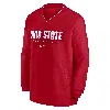 Nike Ohio State Buckeyes Sideline  Men's College Long-sleeve Windshirt In Red