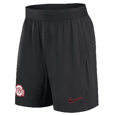 Nike Ohio State Buckeyes Sideline  Men's Dri-fit College Shorts In Black