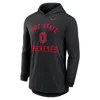 Nike Black Ohio State Buckeyes Classic Arch Tri-blend Performance Long Sleeve Hoodie T-shirt In Black
