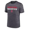 Nike Ohio State Campus Center Stack Velocity  Men's Dri-fit College T-shirt In Gray