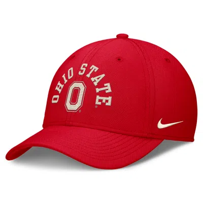 Nike Ohio State Campus Prep  Men's Dri-fit College Hat In Red