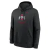 Nike Ohio State Club Basketball 2-hit  Men's College Pullover Hoodie In Black