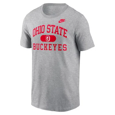 Nike Heather Gray Ohio State Buckeyes Legacy Alma Mater T-shirt