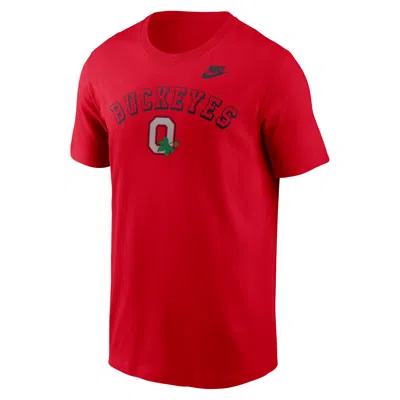 Nike Ohio State Legacy Nickname  Men's College T-shirt In Red