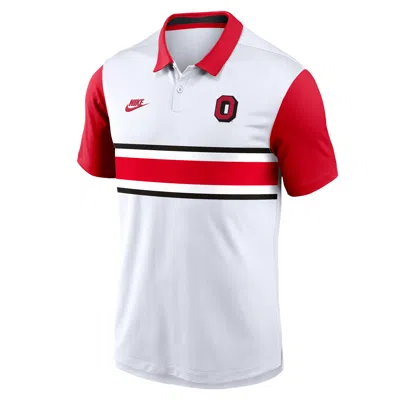 Nike Ohio State Legacy Vapor  Men's Dri-fit College Polo In White