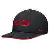 Nike Men's Black Ohio State Buckeyes 2025 On-field Pro Performance Adjustable Hat In Black