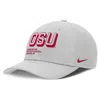 Nike Gray Ohio State Buckeyes 2025 Sideline Dust Pinched Rise Adjustable Hat In Gray