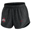 Nike Ohio State Pattern Tempo  Women's College Dri-fit Shorts In Black