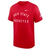 Nike Ohio State Premium Performance  Men's Dri-fit College T-shirt In Red