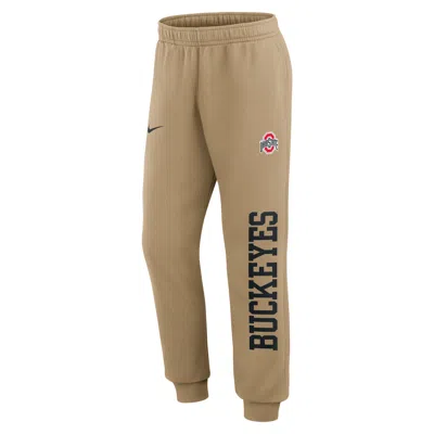 Nike Ohio State Primetime Club  Men's College Jogger Pants In Brown