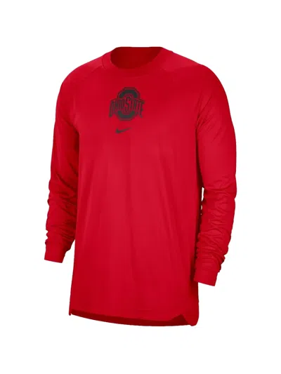 Nike Ohio State Raglan T-shirt In Red