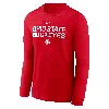 Nike Scarlet Ohio State Buckeyes 2025 Sideline Performance Long Sleeve T-shirt