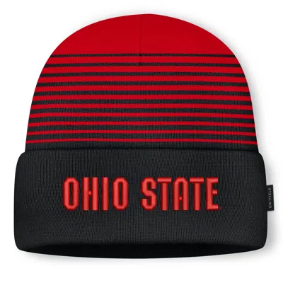 Nike Ohio State Sideline Utility  Unisex College Cuffed Beanie In Red